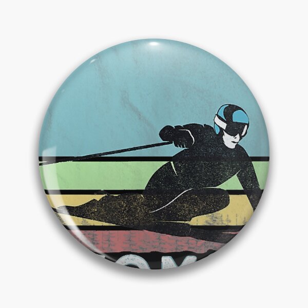 Item preview, Wyoming Ski Illustration  Retro Vintage Wyoming designed and sold by WilletteDeluca.