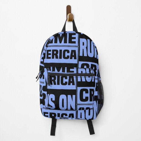 Item preview, America runs on crime                                                                   designed and sold by SintaArtStore0.