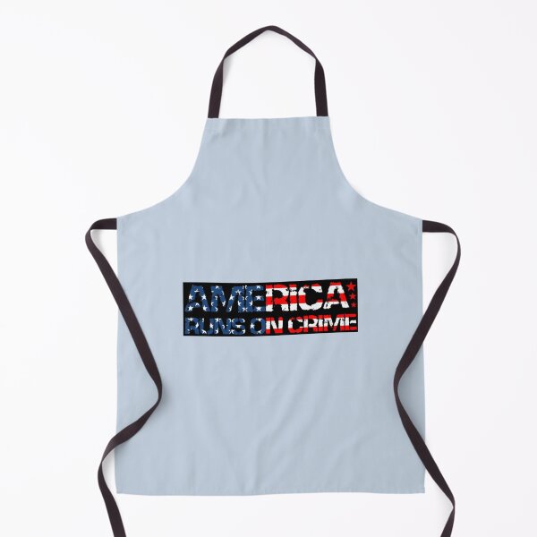 Item preview, America runs on crime                                                                      designed and sold by SintaArtStore0.
