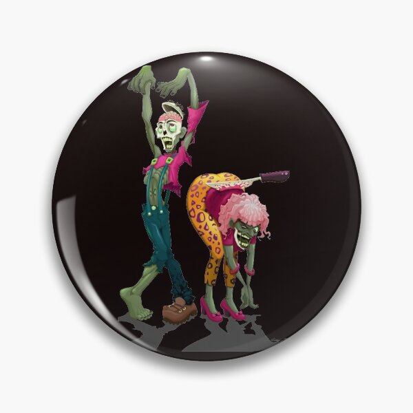 Item preview, Dance and Twerk - Dynamic Zombie Duo Couple  designed and sold by PosterpartyCo.