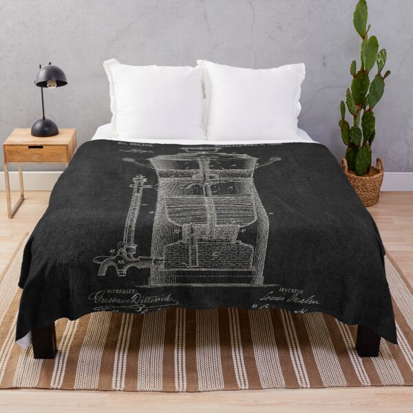 Item preview, PATENT DRAWING / 1890 - Coffee Urn - Blackboard designed and sold by danielcoulmann.