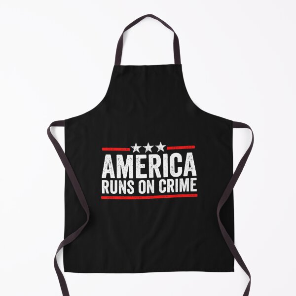 Item preview, AMERICA RUNS ON CRIME                                                                                             designed and sold by SintaArtStore0.