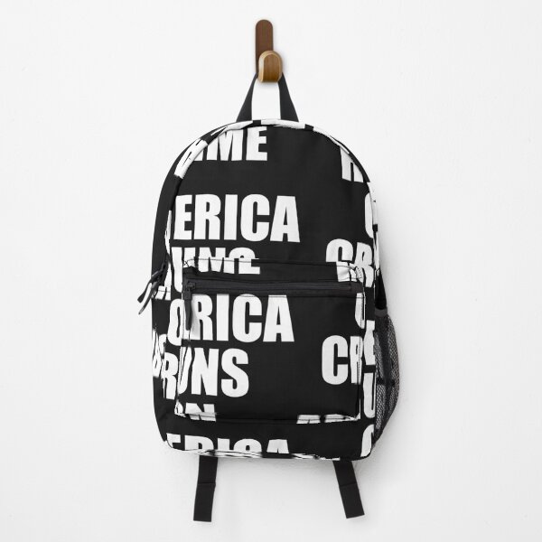 Item preview, AMERICA RUNS ON CRIME                                                                                          designed and sold by SintaArtStore0.