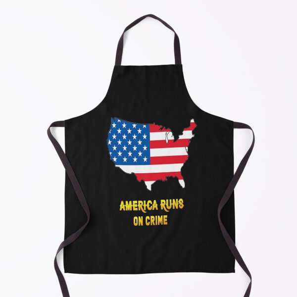 Item preview, AMERICA RUNS ON CRIME                                                                                                 designed and sold by SintaArtStore0.