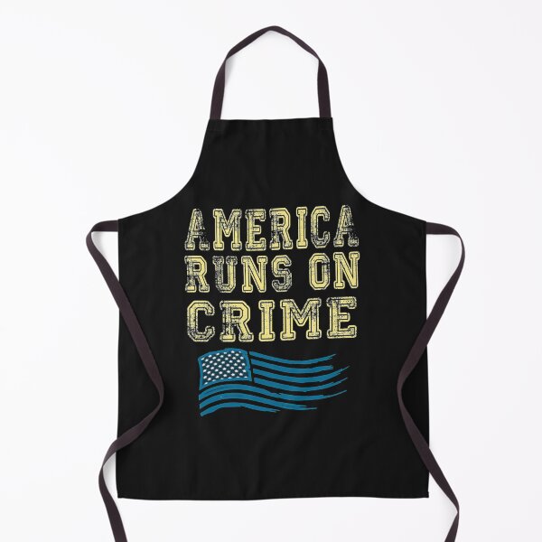 Item preview, AMERICA RUNS ON CRIME                                                                                                 designed and sold by SintaArtStore0.