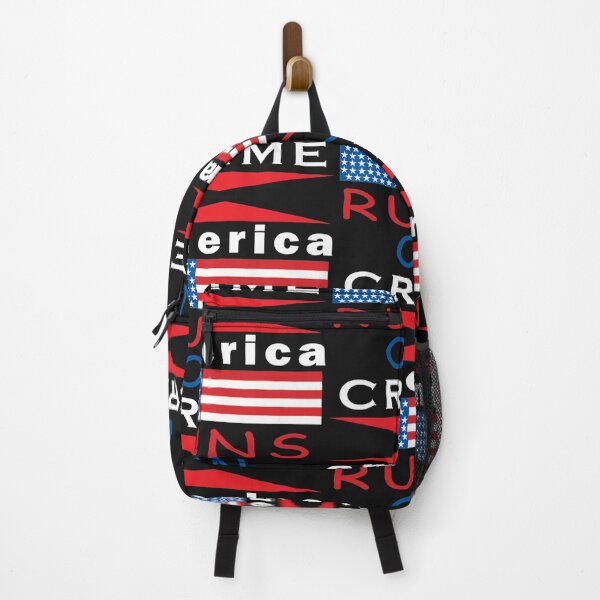 Item preview, AMERICA RUNS ON CRIME                                                                                              designed and sold by SintaArtStore0.