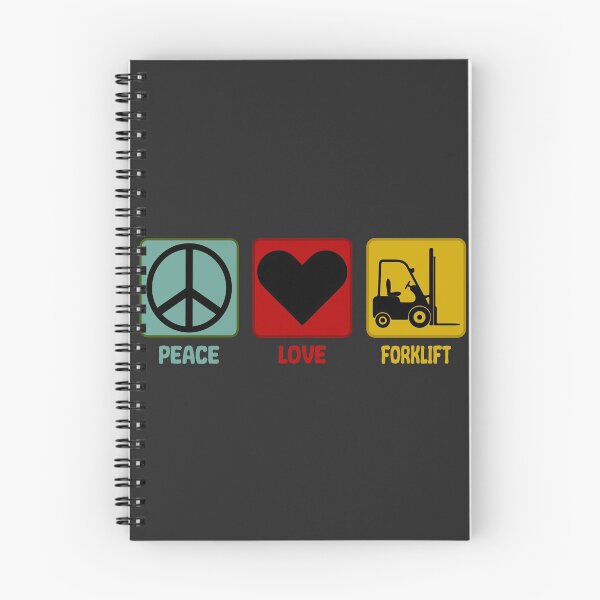 Item preview, Forklift Driver Peace Love designed and sold by richter74.