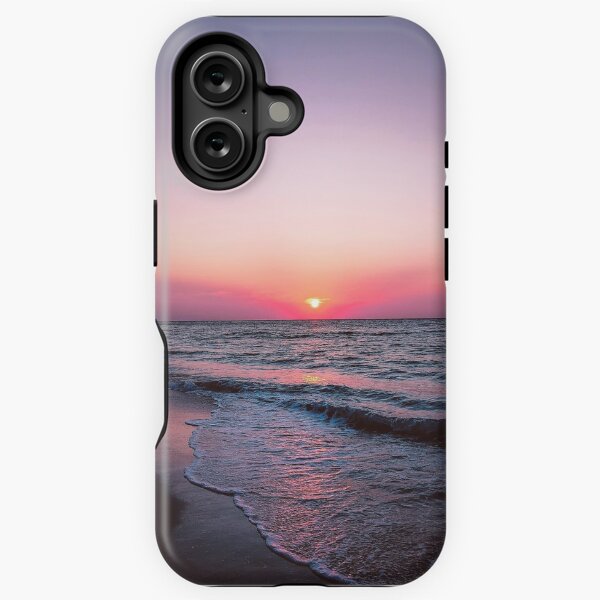 Artikel-Vorschau von Strand mit rosa Sonnenuntergang, designt und verkauft von Vansh Arora.