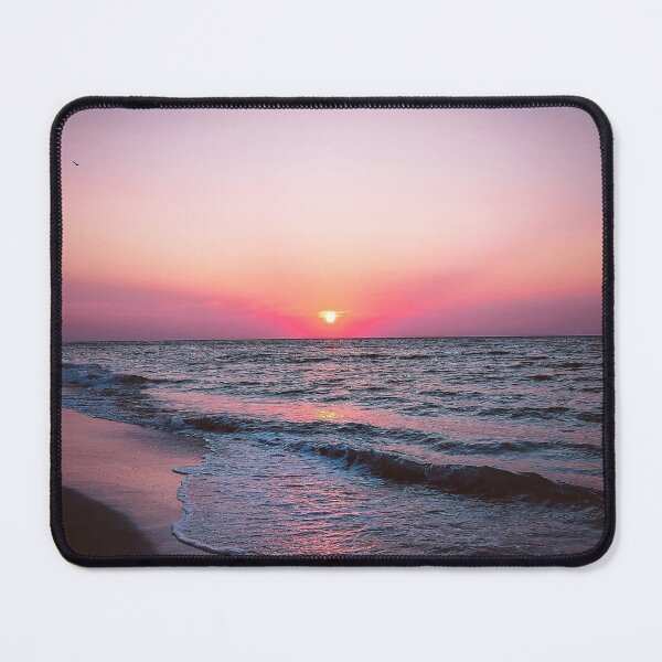 Item preview, Beach with pink sunset designed and sold by Vansh Arora.