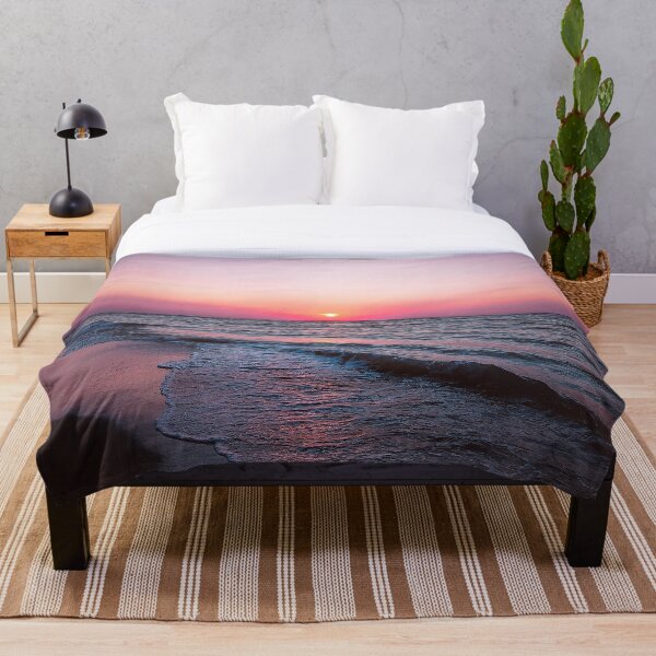 Item preview, Beach with pink sunset designed and sold by Vansh Arora.