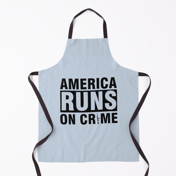 Item preview, AMERICA RUNS ON CRIME                                                                                                    designed and sold by SintaArtStore0.