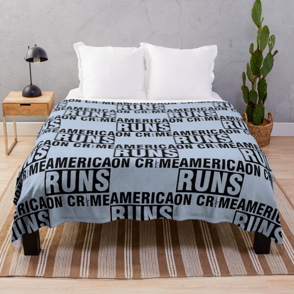 Item preview, AMERICA RUNS ON CRIME                                                                                                    designed and sold by SintaArtStore0.
