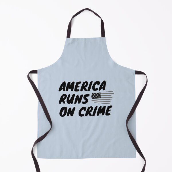 Item preview, AMERICA RUNS ON CRIME                                                                                                       designed and sold by SintaArtStore0.