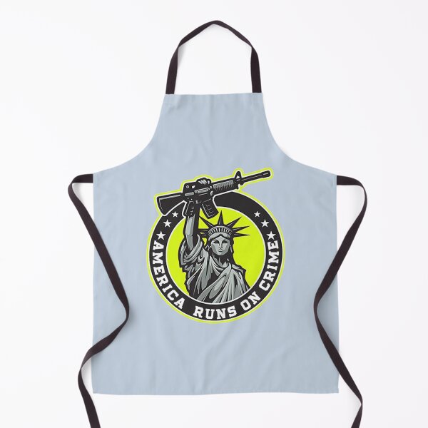 Item preview, AMERICA RUNS ON CRIME                                                                                                      designed and sold by SintaArtStore0.