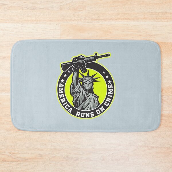 Item preview, AMERICA RUNS ON CRIME                                                                                                      designed and sold by SintaArtStore0.
