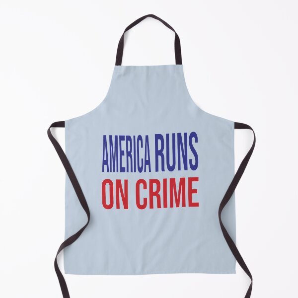 Item preview, AMERICA RUNS ON CRIME                                                                                         designed and sold by SintaArtStore0.