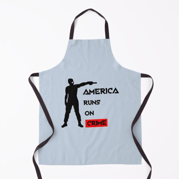 Item preview, AMERICA RUNS ON CRIME                                                                                                     designed and sold by SintaArtStore0.