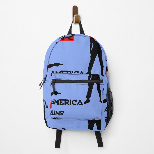 Item preview, AMERICA RUNS ON CRIME                                                                                                     designed and sold by SintaArtStore0.