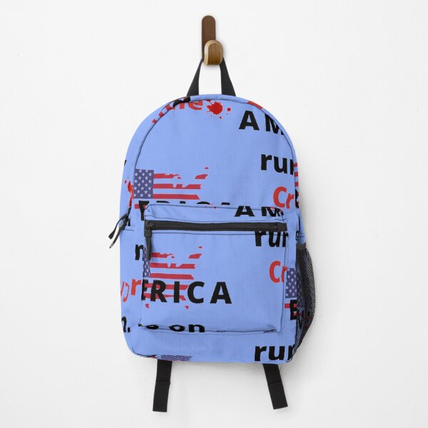 Item preview, AMERICA RUNS ON CRIME designed and sold by SintaArtStore0.