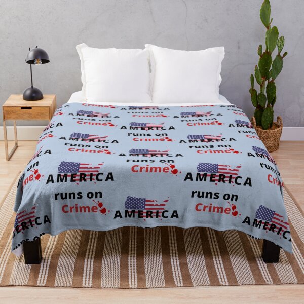 Item preview, AMERICA RUNS ON CRIME designed and sold by SintaArtStore0.
