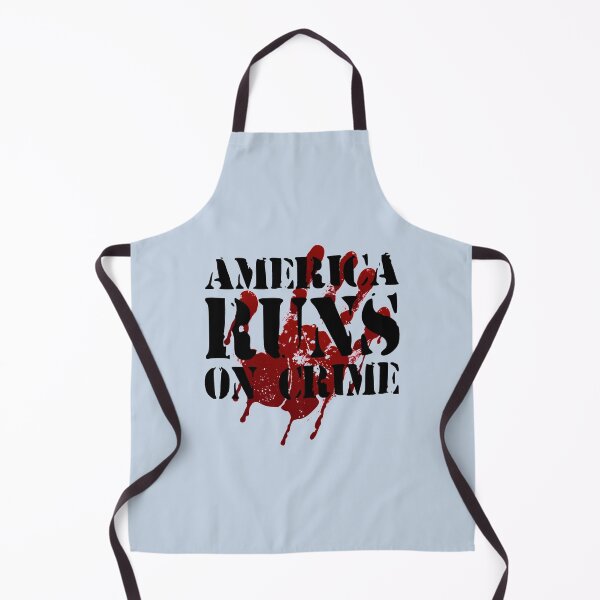 Item preview, AMERICA RUNS ON CRIME                                                                                                      designed and sold by SintaArtStore0.