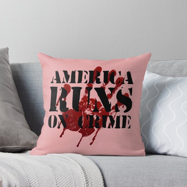 Item preview, AMERICA RUNS ON CRIME                                                                                                      designed and sold by SintaArtStore0.