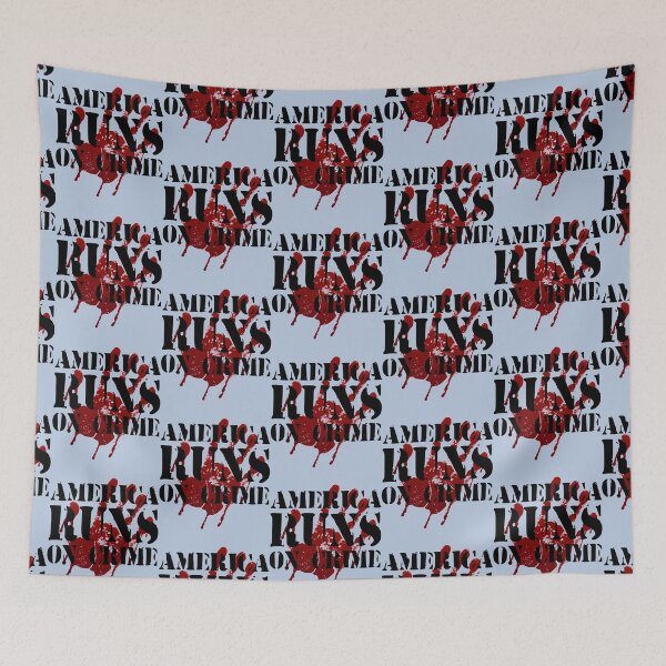 Item preview, AMERICA RUNS ON CRIME                                                                                                      designed and sold by SintaArtStore0.