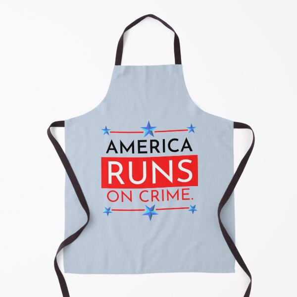 Item preview, AMERICA RUNS ON CRIME                                                                                                designed and sold by SintaArtStore0.