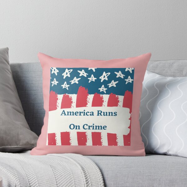 Item preview, AMERICA RUNS ON CRIME                                                                                                   designed and sold by SintaArtStore0.