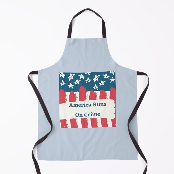 Item preview, AMERICA RUNS ON CRIME                                                                                                   designed and sold by SintaArtStore0.