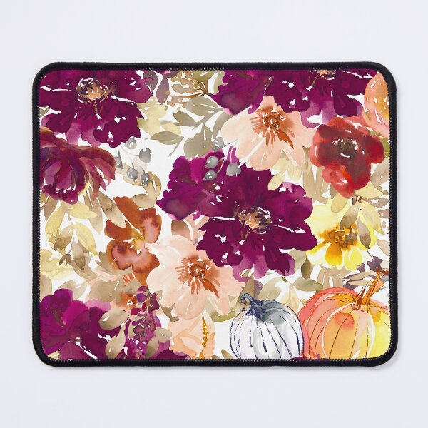 Item preview, watercolor autumn leaves and flowers designed and sold by haroulita.