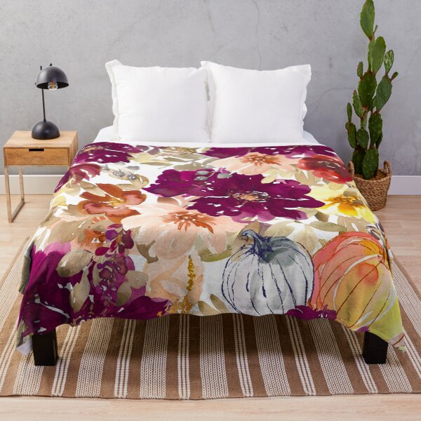 Artikelvorschau, Aquarell Herbstblätter und Blumen entworfen und verkauft von haroulita.