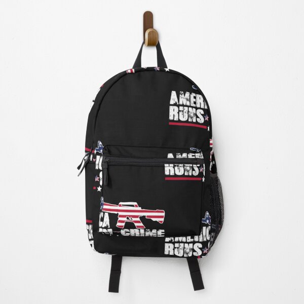 Item preview, AMERICA RUNS ON CRIME                                                                                            designed and sold by SintaArtStore0.