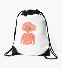 Mushroom Beauty Drawstring Bag
