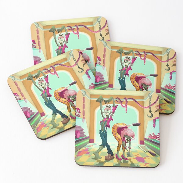 Item preview, Dance and Twerk - Dynamic Zombie Duo Couple  designed and sold by PosterpartyCo.