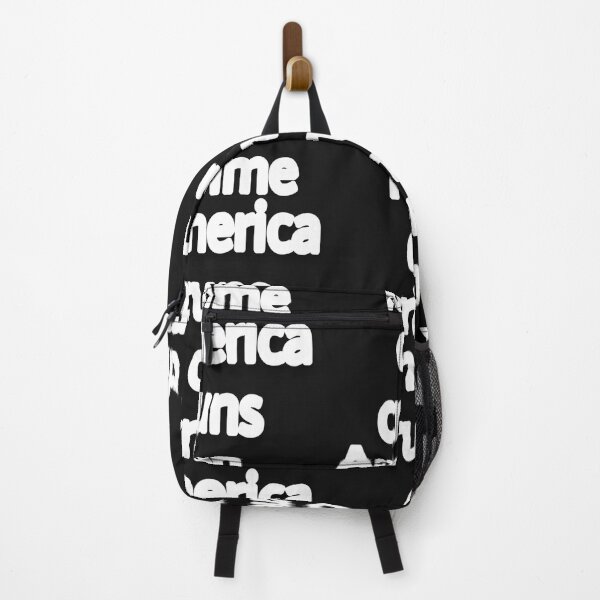 Item preview, America runs on crime                                                                  designed and sold by SintaArtStore0.