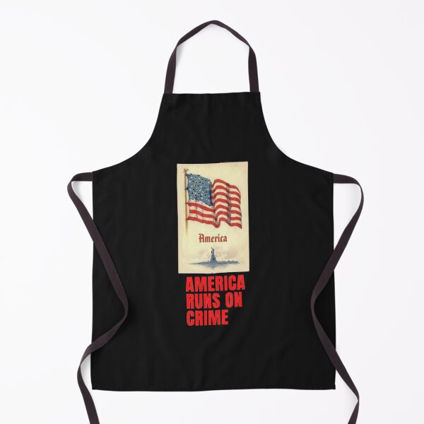 Item preview, America runs on crime                                                                  designed and sold by SintaArtStore0.