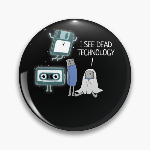 Item preview, I See Dead Technology Funny Geek designed and sold by Nerd Shizzle.