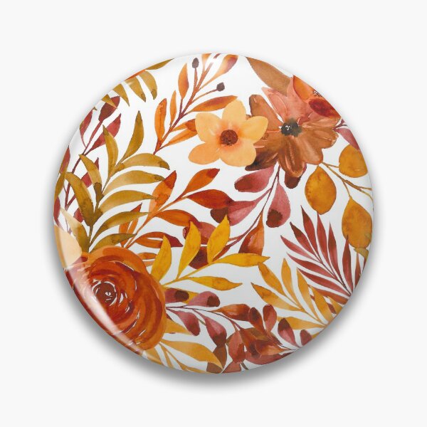 Item preview, watercolor autumn flowers designed and sold by haroulita.