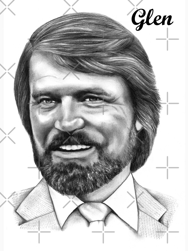 “Glen Campbell” Essential T-Shirt for Sale by Margaret Sanderson