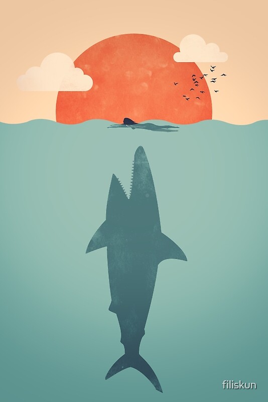 "Shark Attack" by filiskun | Redbubble