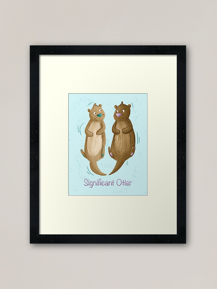 Alternate view of Significant Otter Framed Art Print