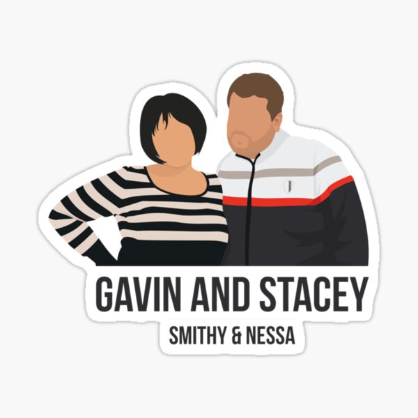 "Smithy and Nessa " Sticker for Sale by InkyApparel Redbubble