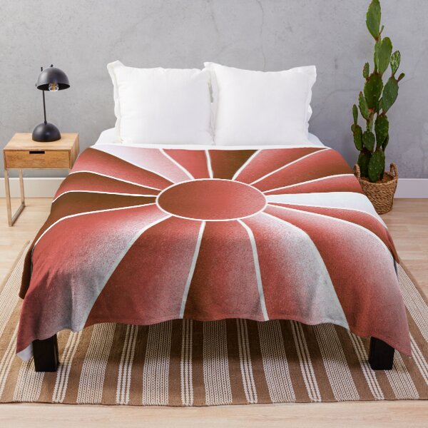 Item preview, Red Copper Mid Century Modern, Abstract Landscape designed and sold by bubblyshades.