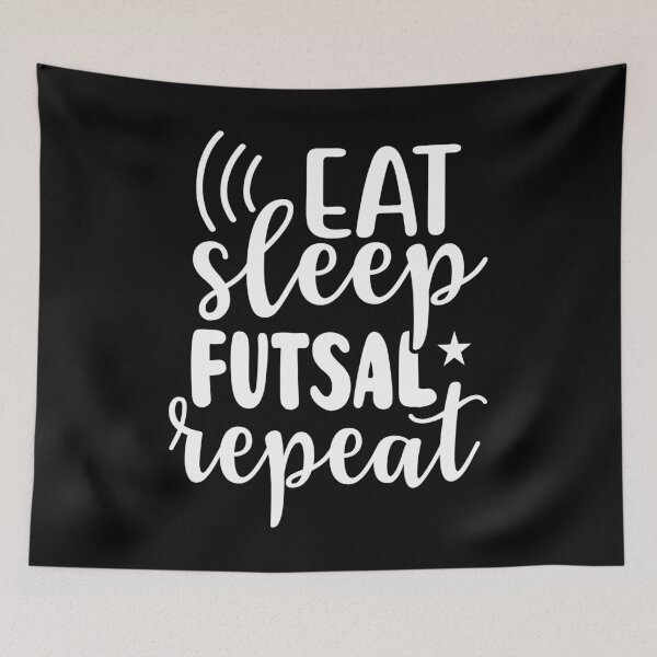Item preview, Eat Sleep Futsal Repeat designed and sold by AmethystMurad.