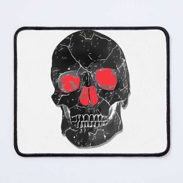 Item preview, Angry Black Skull on White designed and sold by simpleones.