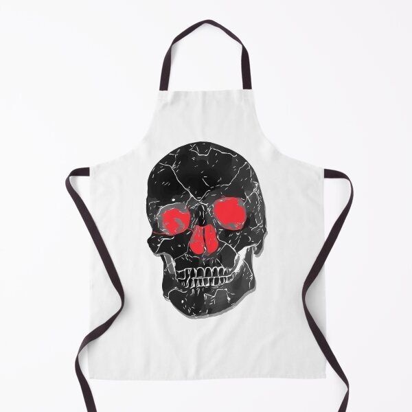 Item preview, Angry Black Skull on White designed and sold by simpleones.