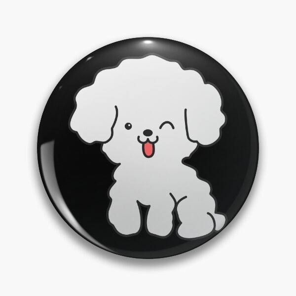 Item preview, Cute white poodle designed and sold by ciaobebo.