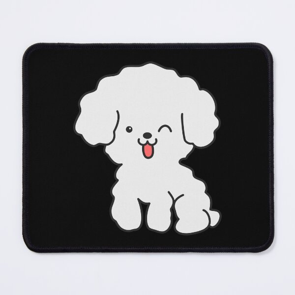 Item preview, Cute white poodle designed and sold by ciaobebo.