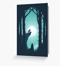 Full Moon Greeting Card